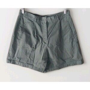 Geoffrey Beene Sport Army Green Size 12 Shorts Khaki Chino Safari Vacation Mom